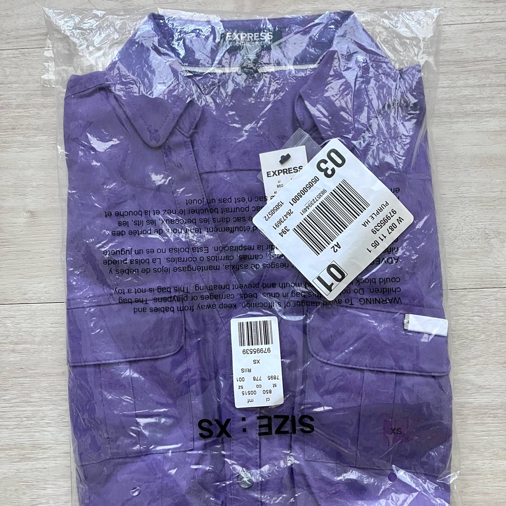 Express Purple Shirt